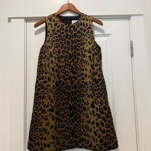 Tuckernuck Leopard Marlowe Print Mini Dress - Black and Brown